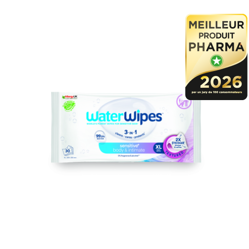 WaterWipes Peau sensible+ Hygiène corporelle et intime — Waterwipes