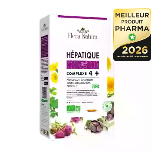 Flora Natura® Complexe 4+ HÉPATIQUE Bio — FLORA NATURA