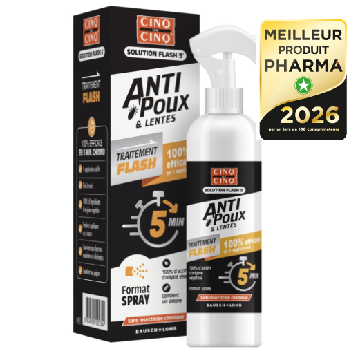 Cinq sur Cinq Anti-poux et lentes solution Flash 5' — CINQ SUR CINQ